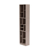 Montana Loom High Bookcase With 7 Cm Plinth, Mushroom Brown