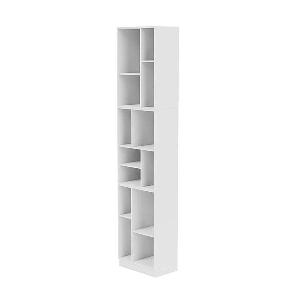 Montana Loom High Bookcase With 7 Cm Plinth, New White