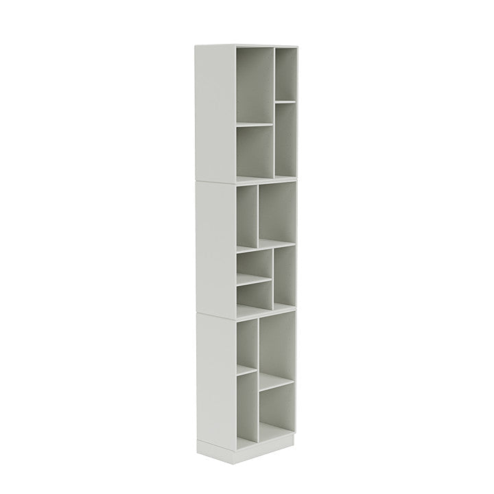 Montana Loom High Bookcase With 7 Cm Plinth, Nordic White