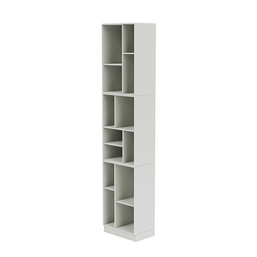 Montana Loom High Bookcase With 7 Cm Plinth, Nordic White