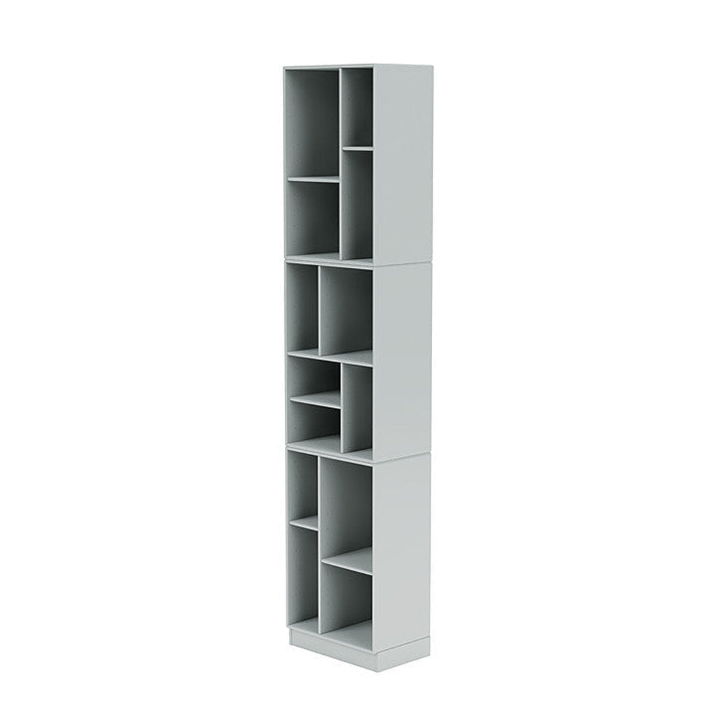 Montana Loom High Bookcase With 7 Cm Plinth, Oyster Grey