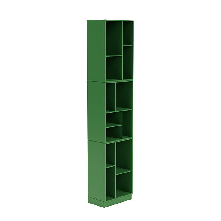 Montana Loom High Bookcase With 7 Cm Plinth, Parsley Green