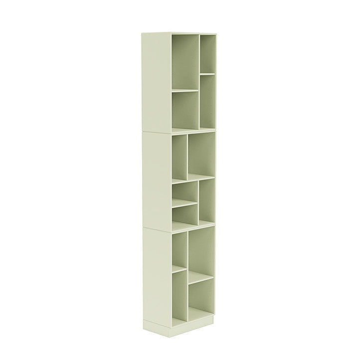 Montana Loom High Bookcase With 7 Cm Plinth, Pomelo Green