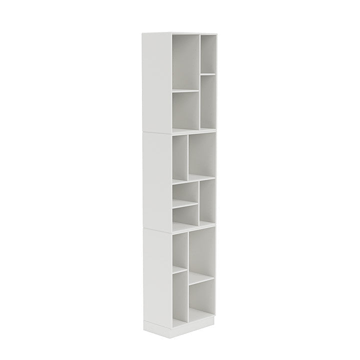 Montana Loom High Bookcase With 7 Cm Plinth, White