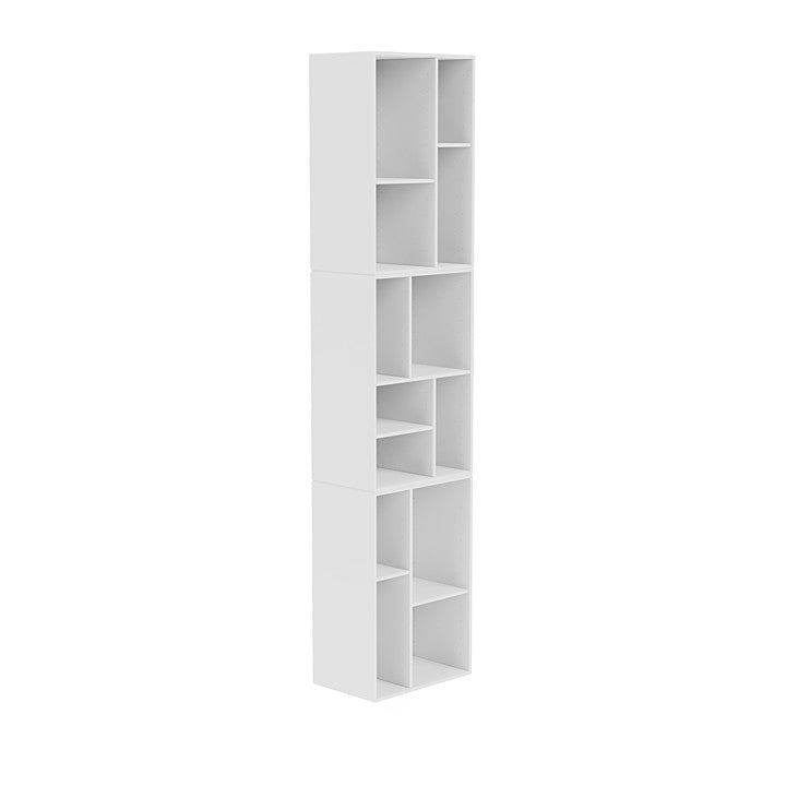 Montana Loom High Bookcase With Suspension Rail, New White