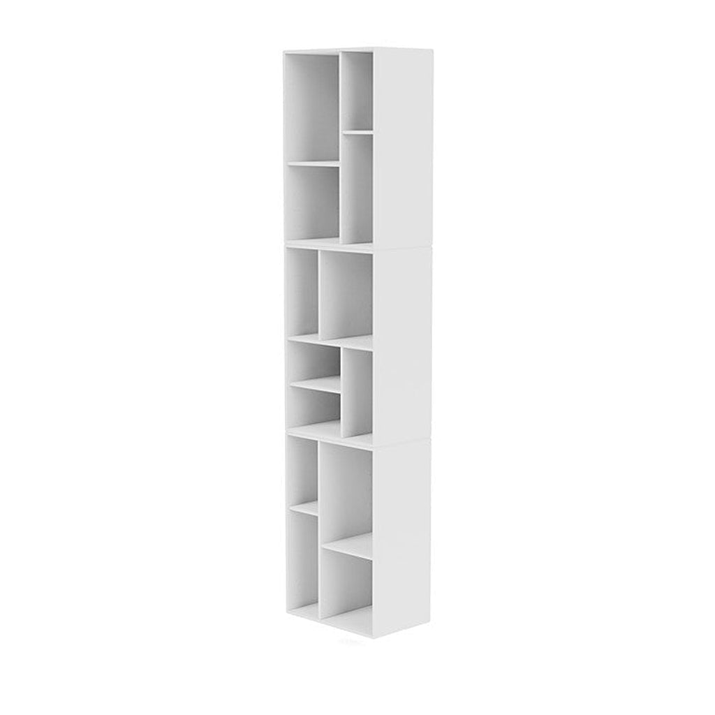 Montana Loom High Bookcase With Suspension Rail, New White