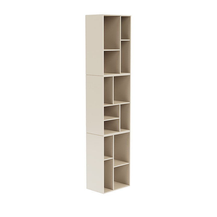 Montana Loom High Bookcase With Suspension Rail, Oat