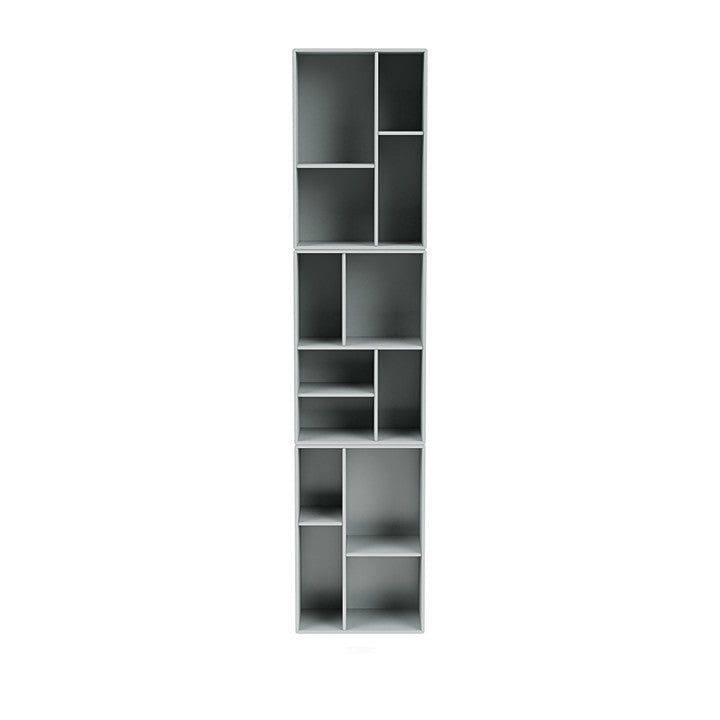 Montana Loom High Bookcase With Suspension Rail, Oyster Grey