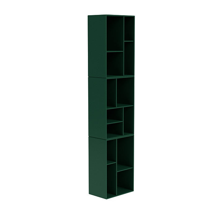 Montana Loom High Bookcase With Suspension Rail, Pine Green