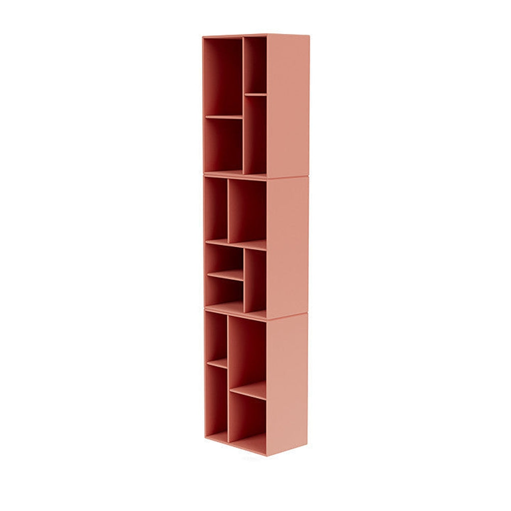 Montana Loom High Bookcase With Suspension Rail, Rhubarb Red