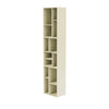 Montana Loom High Bookcase With Suspension Rail, Vanilla White