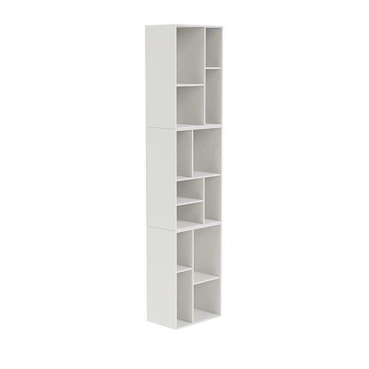 Montana Loom High Bookcase With Suspension Rail, White