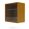 Montana Perfume Wall Mounted Cabinet With Mirror, Amber Yellow