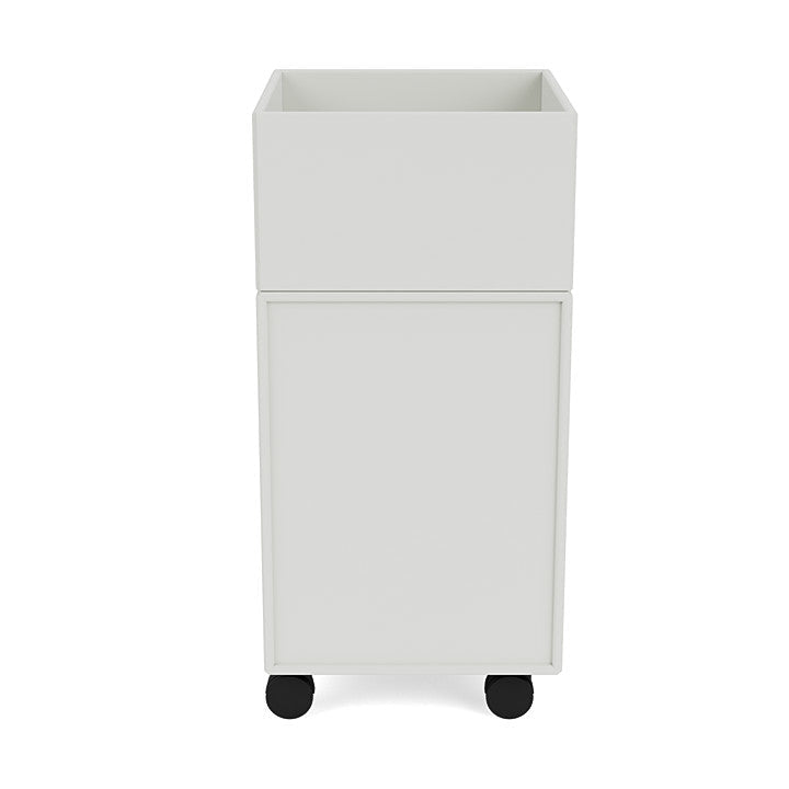 Montana Runner Office Unit On Castors, Nordic White