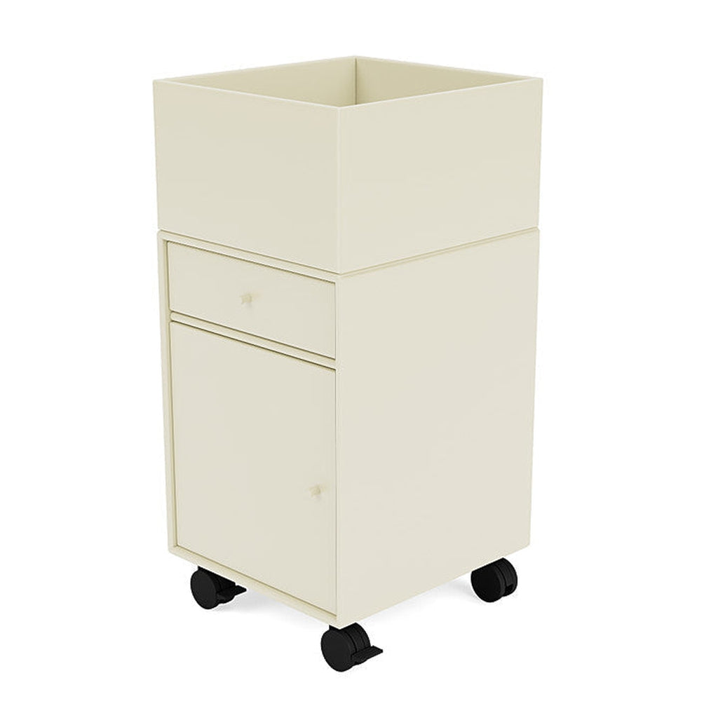 Montana Runner Office Unit On Castors, Vanilla White