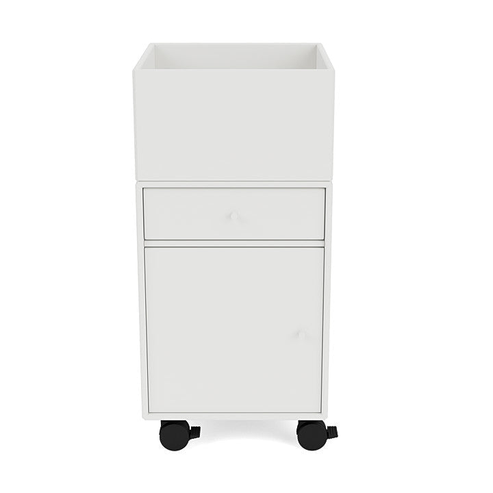 Montana Runner Office Unit On Castors, White