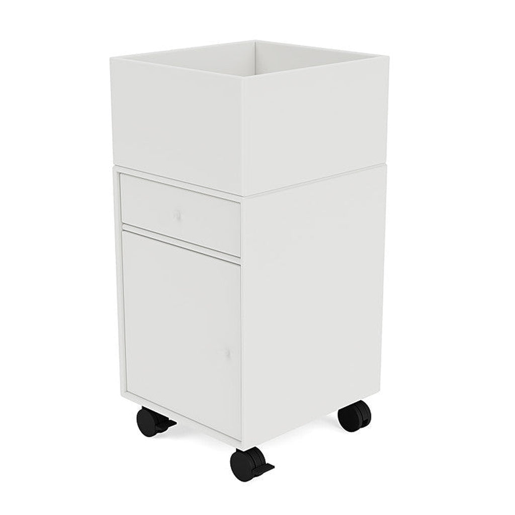 Montana Runner Office Unit On Castors, White