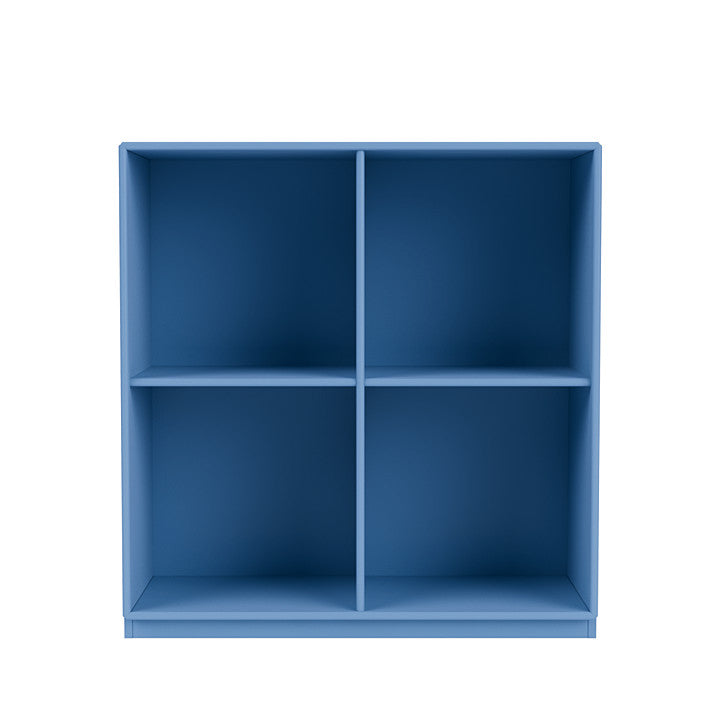 Montana Show Bookcase With 3 Cm Plinth, Azure Blue