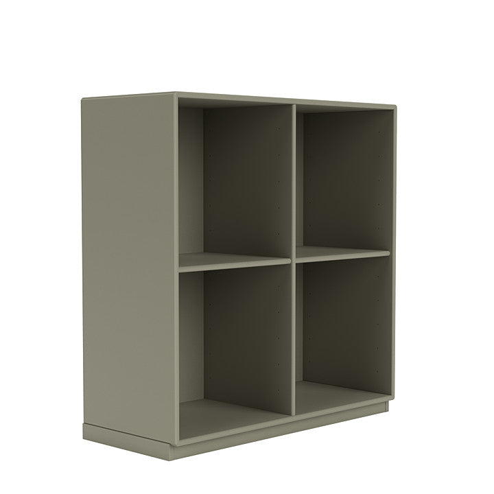 Montana Show Bookcase With 3 Cm Plinth, Fennel Green