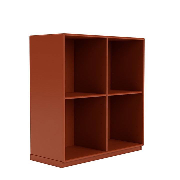 Montana Show Bookcase With 3 Cm Plinth, Hokkaido Brown