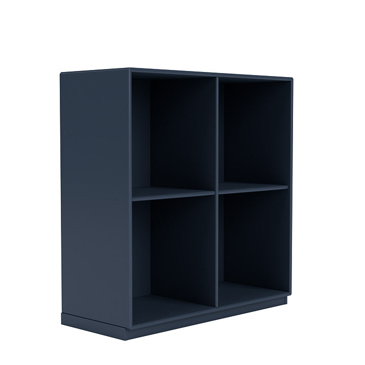 Montana Show Bookcase With 3 Cm Plinth, Juniper Blue