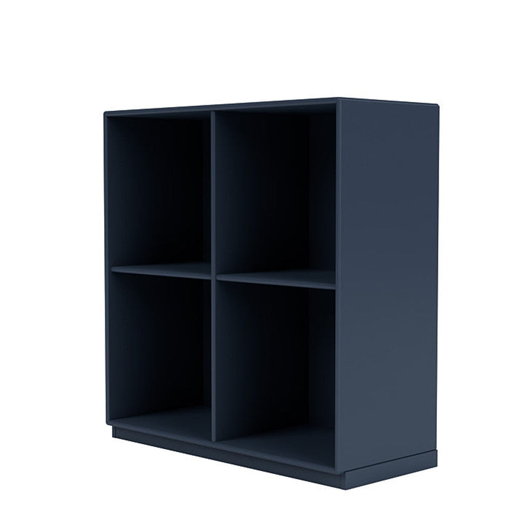 Montana Show Bookcase With 3 Cm Plinth, Juniper Blue