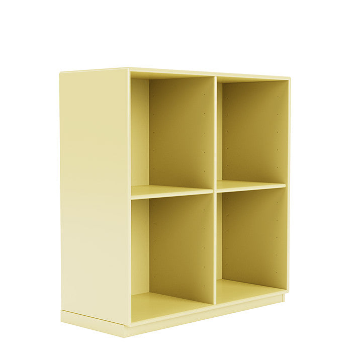 Montana Show Bookcase With 3 Cm Plinth, Chamomile Yellow