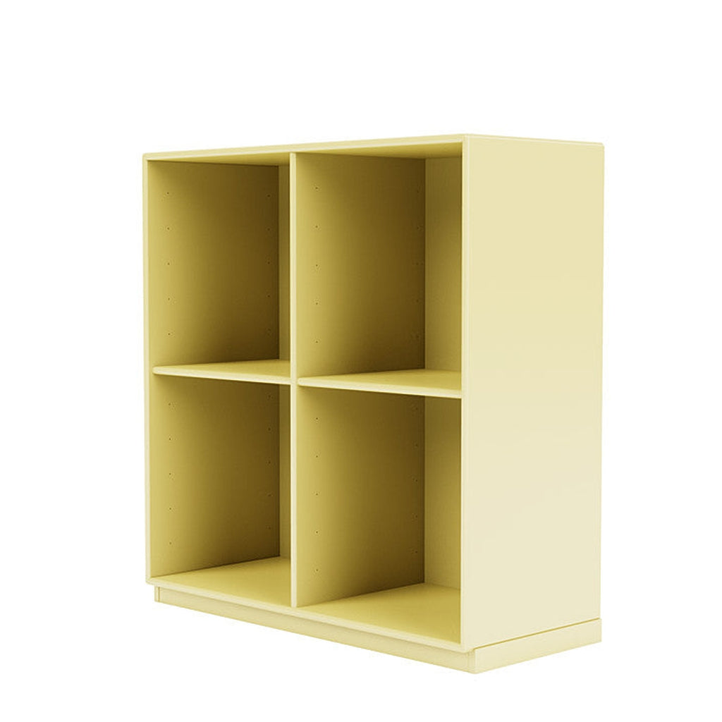 Montana Show Bookcase With 3 Cm Plinth, Chamomile Yellow