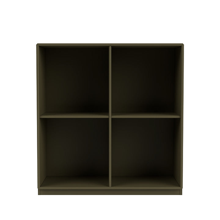 Montana Show Bookcase With 3 Cm Plinth, Oregano Green