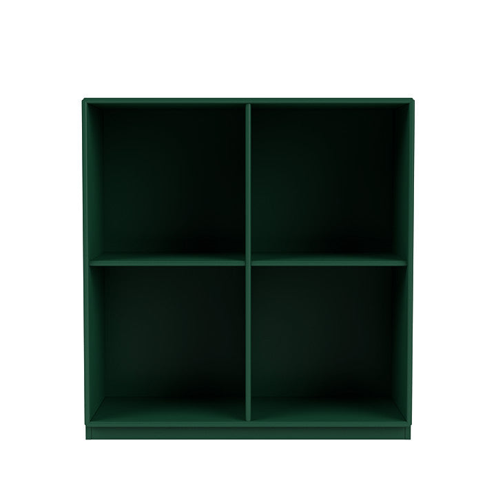 Montana Show Bookcase With 3 Cm Plinth, Pine Green