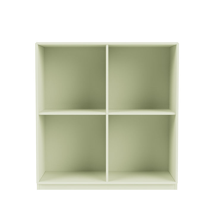 Montana Show Bookcase With 3 Cm Plinth, Pomelo Green