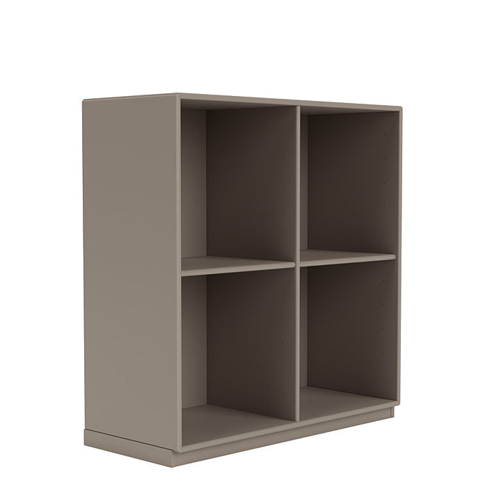 Montana Show Bookcase With 3 Cm Plinth, Truffle Grey