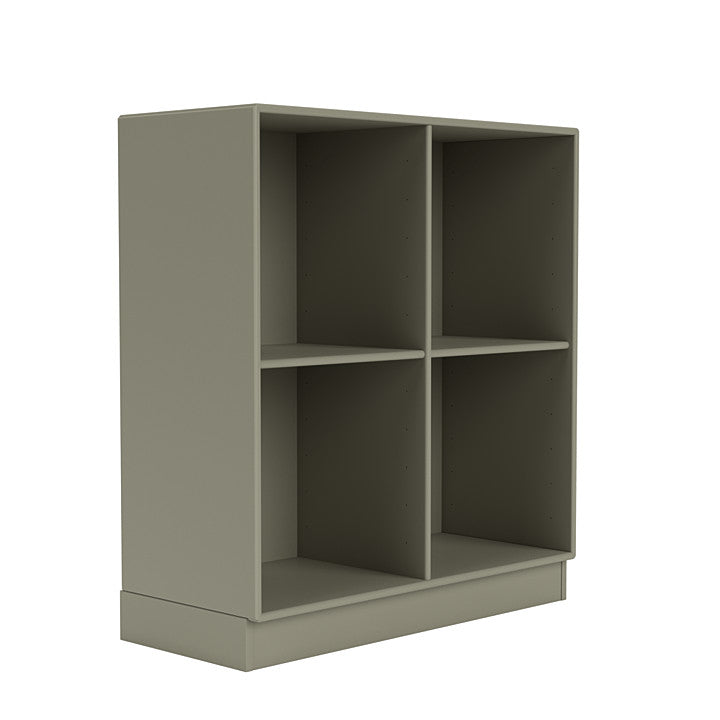 Montana Show Bookcase With 7 Cm Plinth, Fennel Green