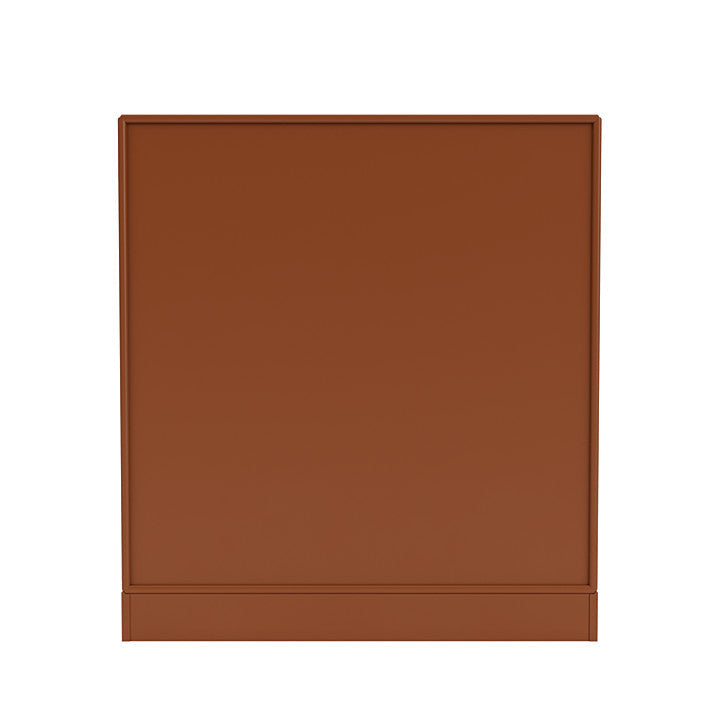 Montana Show Bookcase With 7 Cm Plinth, Hazelnut Brown