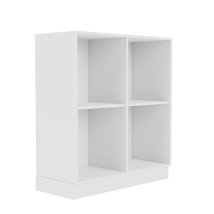 Montana Show Bookcase With 7 Cm Plinth, New White