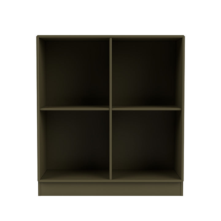 Montana Show Bookcase With 7 Cm Plinth, Oregano Green