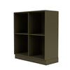 Montana Show Bookcase With 7 Cm Plinth, Oregano Green