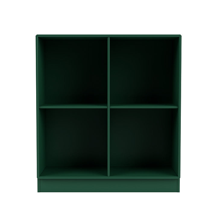 Montana Show Bookcase With 7 Cm Plinth, Pine Green