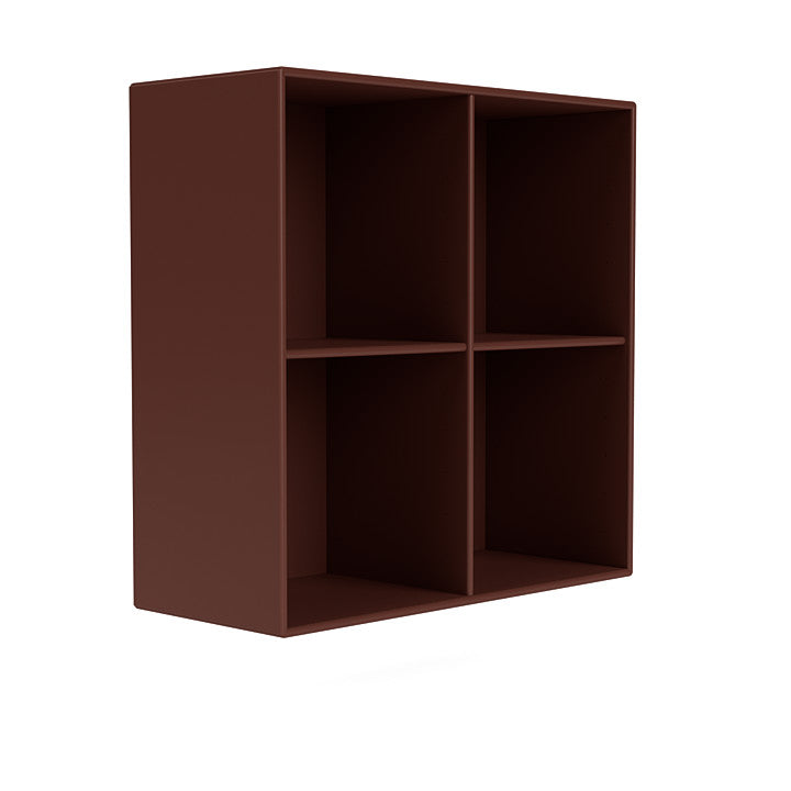 Montana Show Bookcase With Suspension Rail, Masala