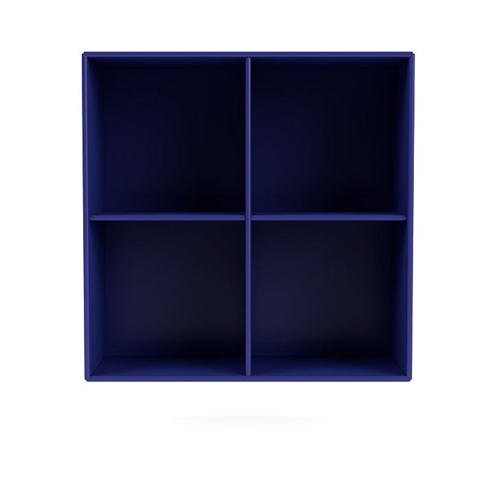 Montana Show Bookcase With Suspension Rail, Monarch Blue