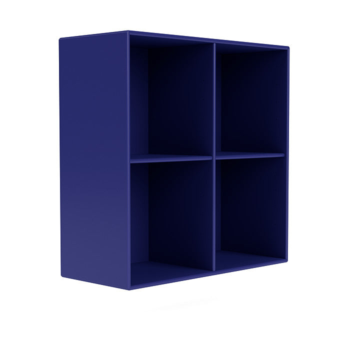 Montana Show Bookcase With Suspension Rail, Monarch Blue