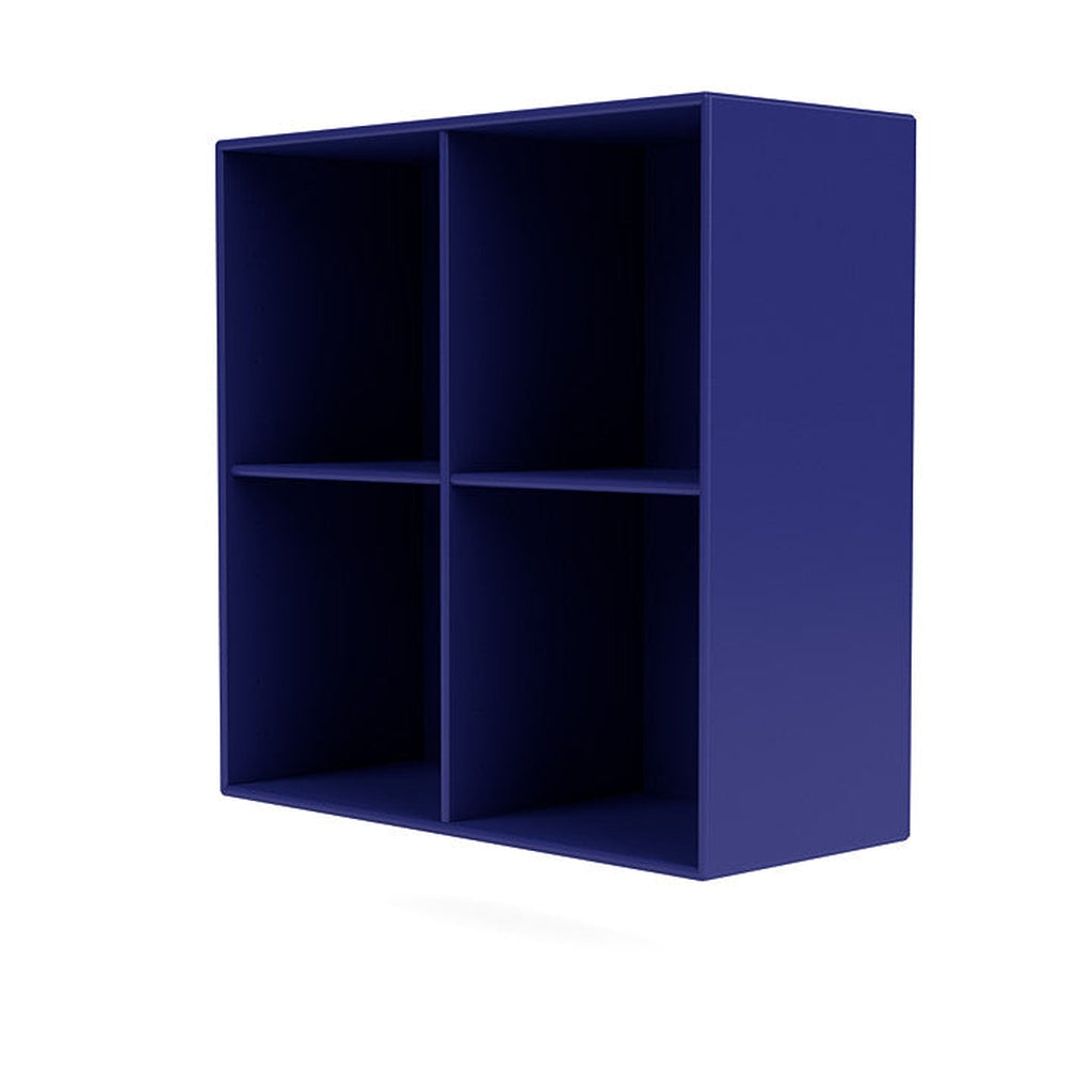 Montana Show Bookcase With Suspension Rail, Monarch Blue