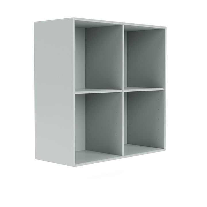 Montana Show Bookcase With Suspension Rail, Oyster Grey