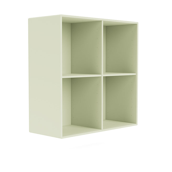 Montana Show Bookcase With Suspension Rail, Pomelo Green