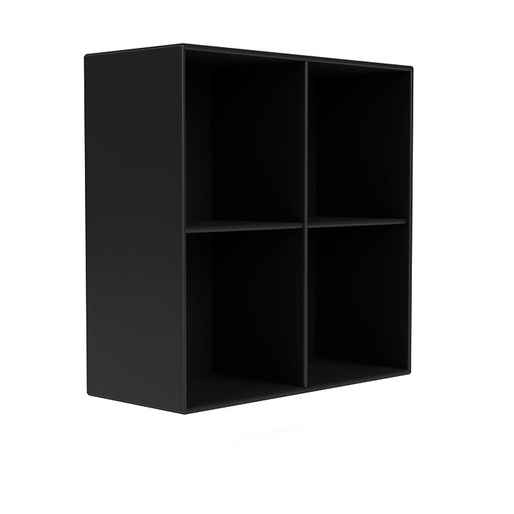 Montana Show Bookcase With Suspension Rail, Black