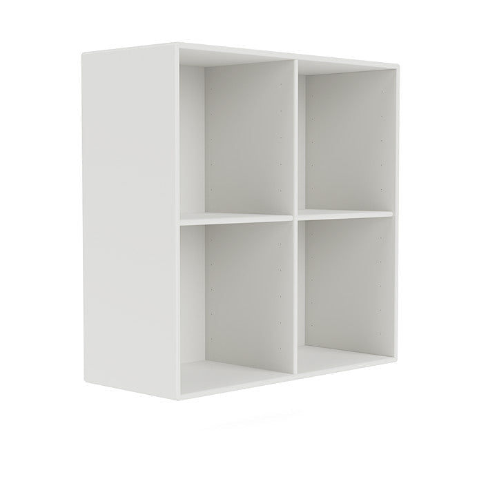 Montana Show Bookcase With Suspension Rail, White