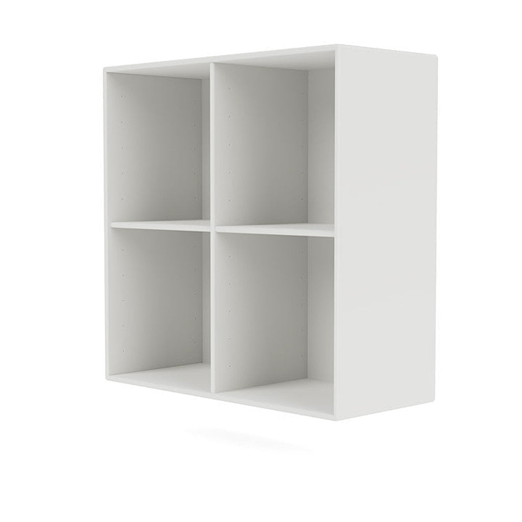 Montana Show Bookcase With Suspension Rail, White