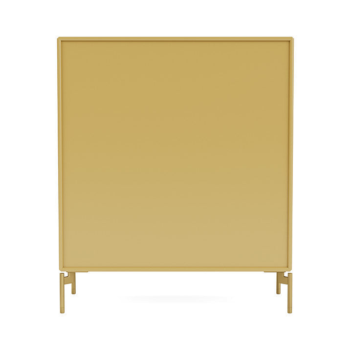 Montana Show Bookcase With Legs, Cumin/Brass