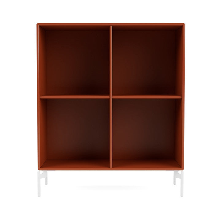 Montana Show Bookcase With Legs, Hokkaido/Snow White