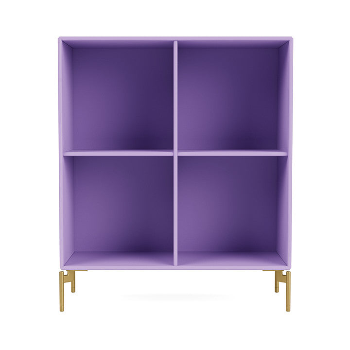 Montana Show Bookcase With Legs, Iris/Brass